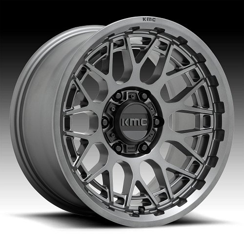 KMC Technic KM722 Anthracite Custom Wheels Rims 1